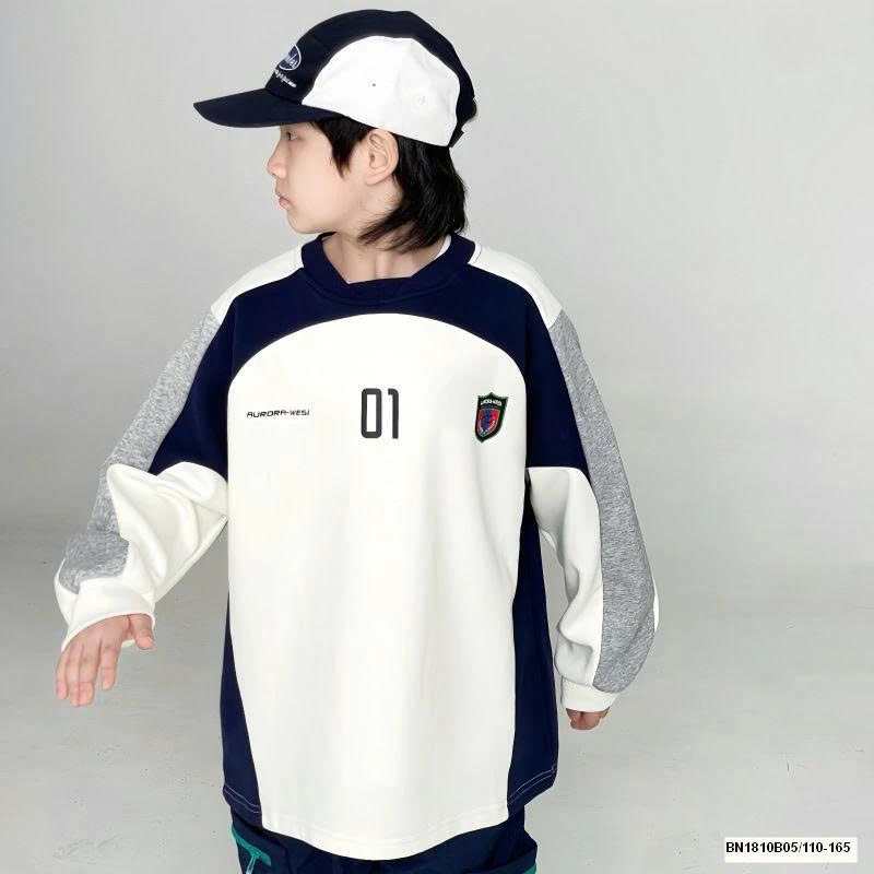 ÁO NỈ PHỐI MÀU SỐ 01