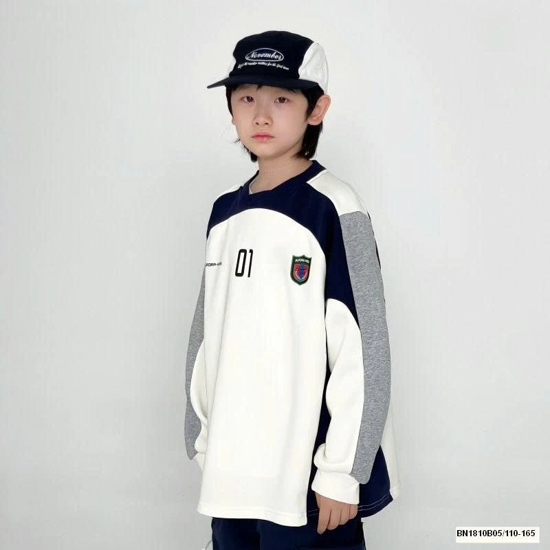 ÁO NỈ PHỐI MÀU SỐ 01