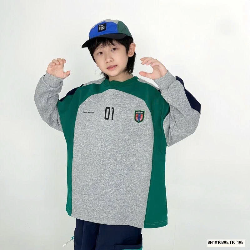 ÁO NỈ PHỐI MÀU SỐ 01