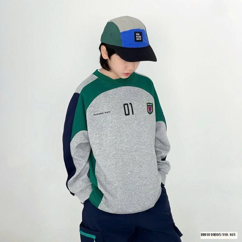 ÁO NỈ PHỐI MÀU SỐ 01