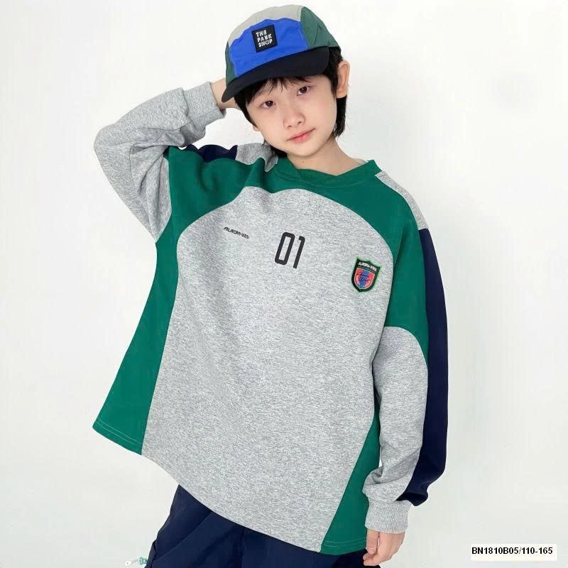 ÁO NỈ PHỐI MÀU SỐ 01