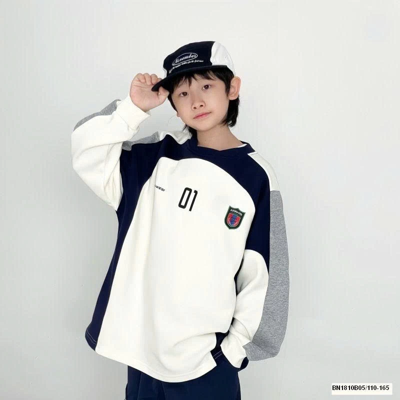 ÁO NỈ PHỐI MÀU SỐ 01