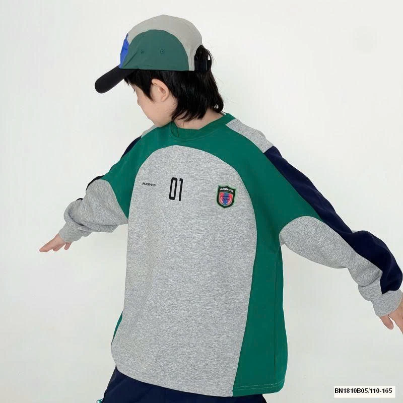 ÁO NỈ PHỐI MÀU SỐ 01