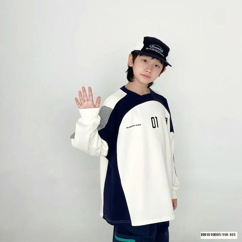 ÁO NỈ PHỐI MÀU SỐ 01