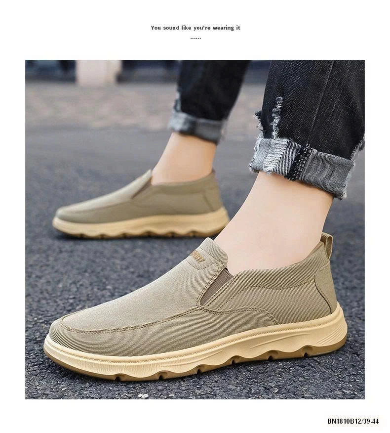 GIÀY VẢI SLIPON NAM