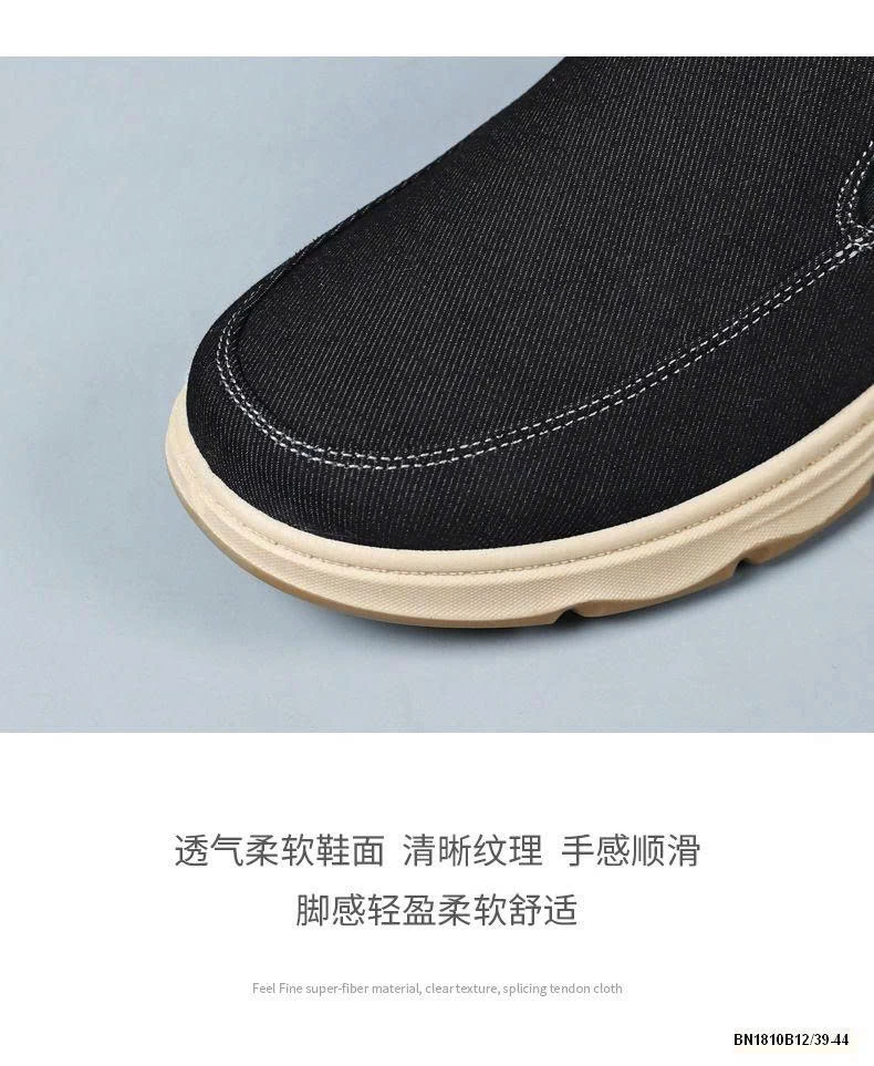 GIÀY VẢI SLIPON NAM