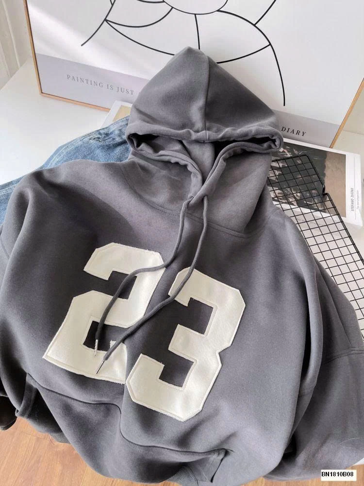 ÁO HOODIE SỐ 23 CHO NỮ