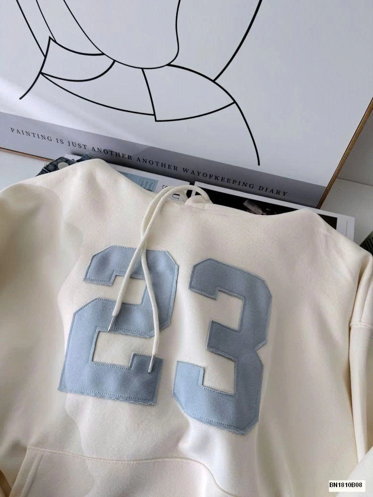 ÁO HOODIE SỐ 23 CHO NỮ