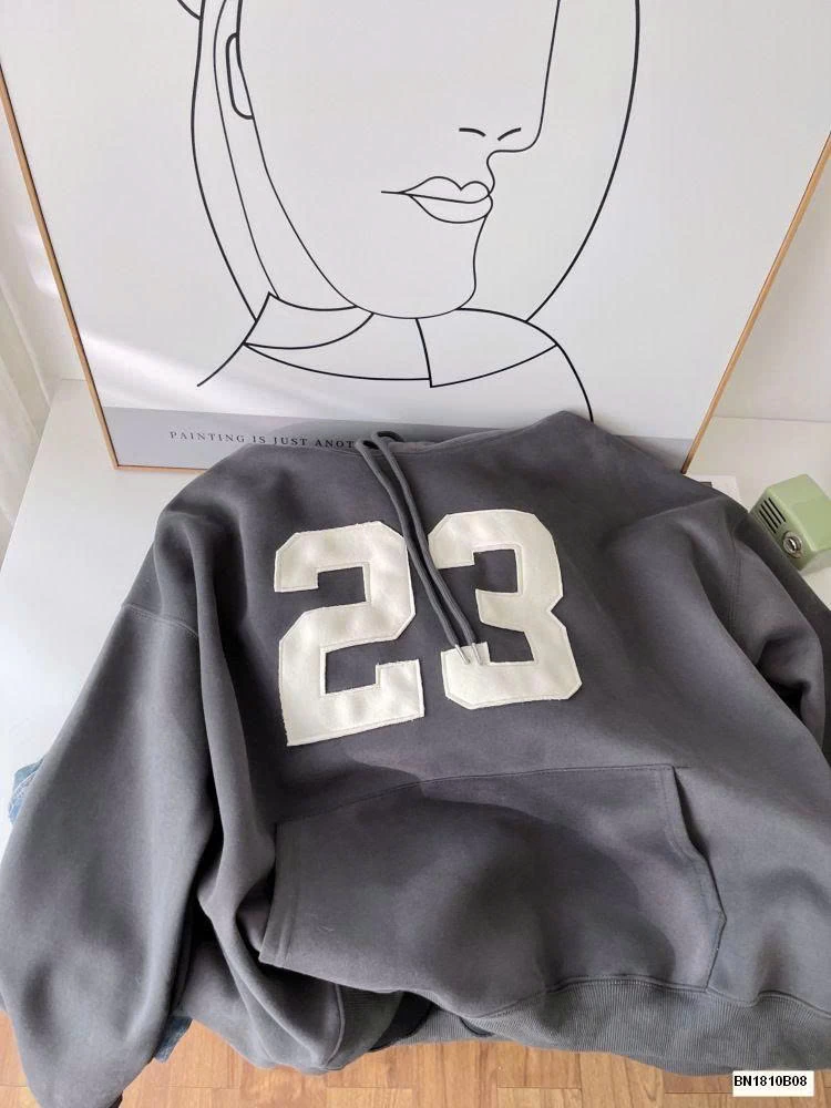 ÁO HOODIE SỐ 23 CHO NỮ