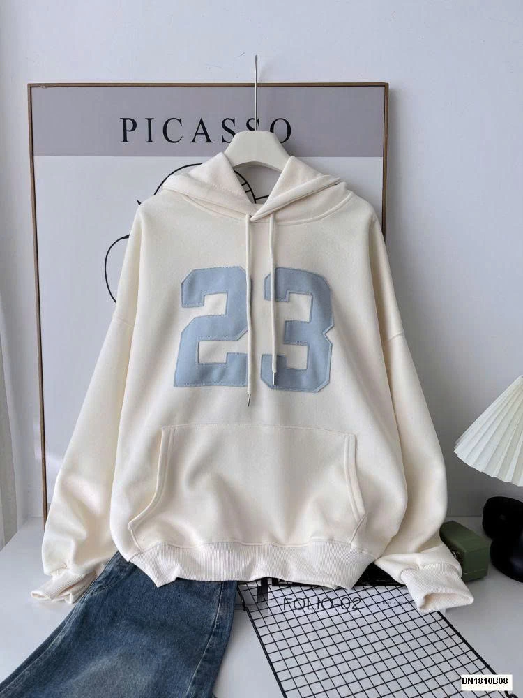 ÁO HOODIE SỐ 23 CHO NỮ
