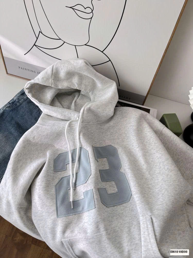 ÁO HOODIE SỐ 23 CHO NỮ