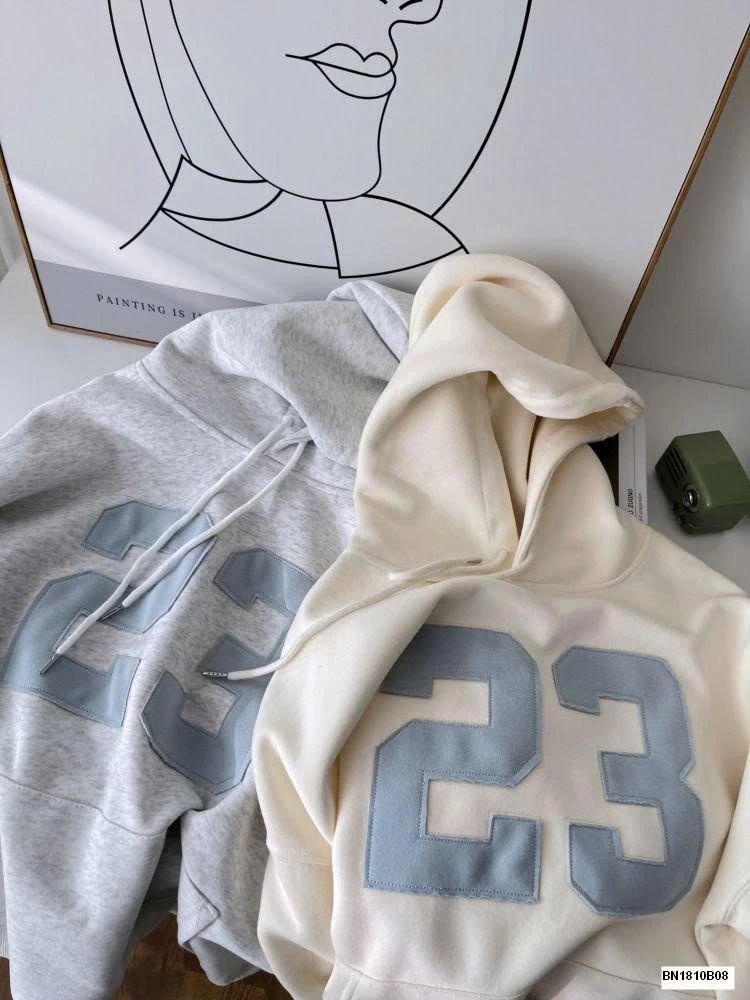 ÁO HOODIE SỐ 23 CHO NỮ