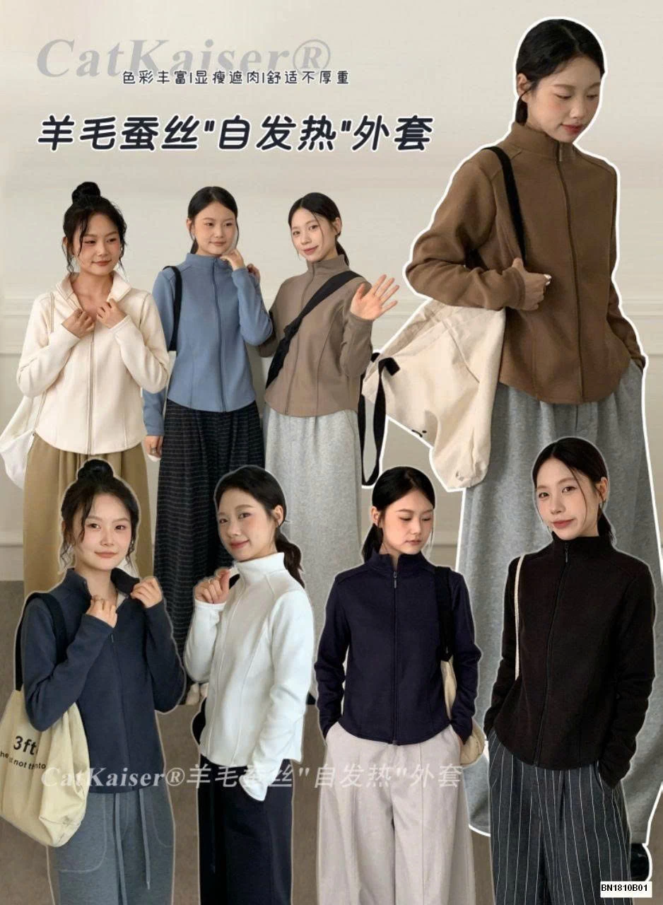 ÁO KHOÁC KÉO KHÓA CATKAISER