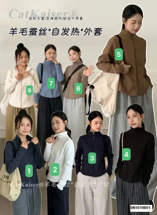 ÁO KHOÁC KÉO KHÓA CATKAISER