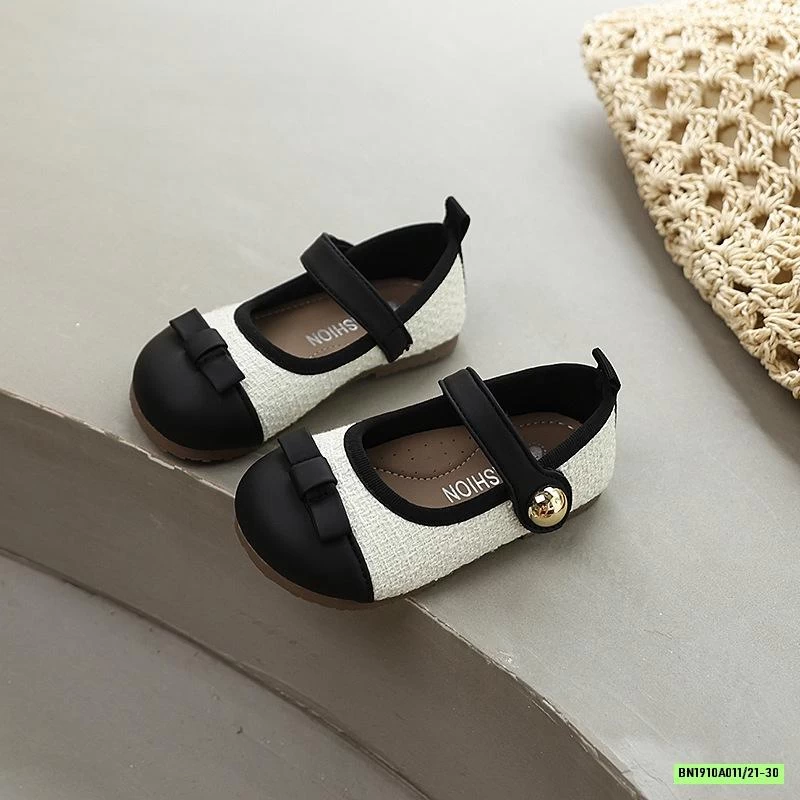 GIÀY BÚP BÊ DẠ PHỐI NƠ