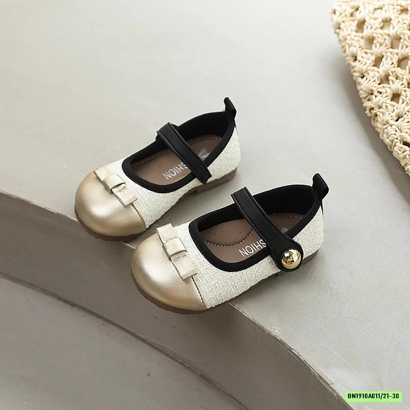 GIÀY BÚP BÊ DẠ PHỐI NƠ