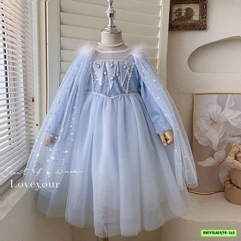 VÁY ELSA KÈM CHOÀNG CAO CẤP