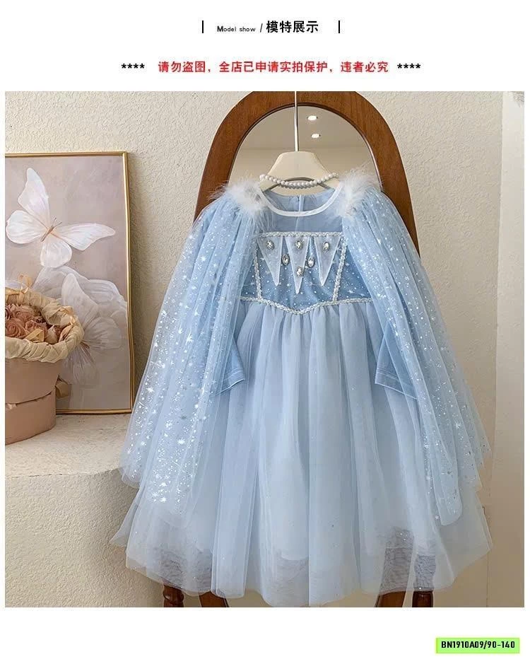 VÁY ELSA KÈM CHOÀNG CAO CẤP