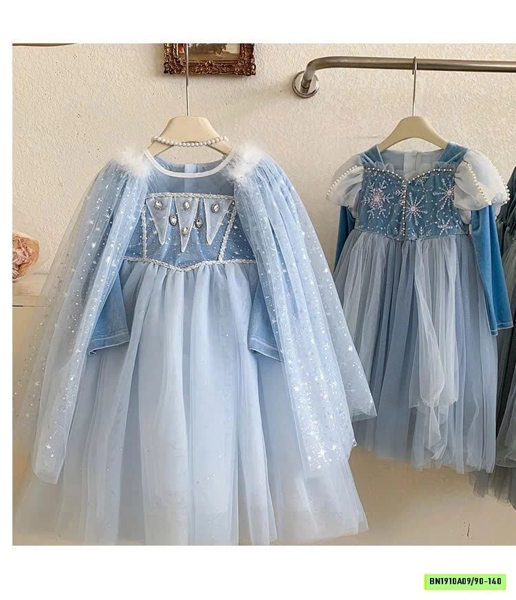 VÁY ELSA KÈM CHOÀNG CAO CẤP