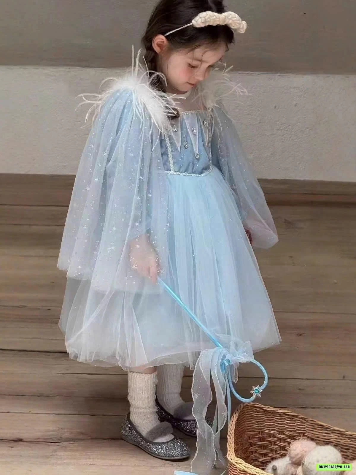 VÁY ELSA KÈM CHOÀNG CAO CẤP