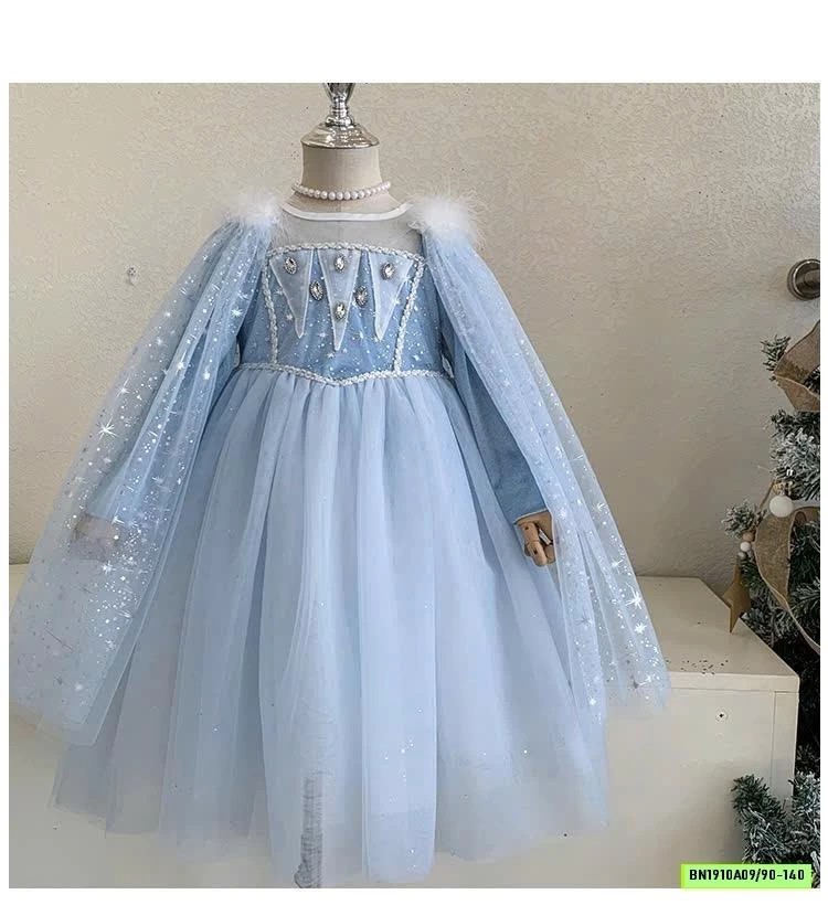 VÁY ELSA KÈM CHOÀNG CAO CẤP