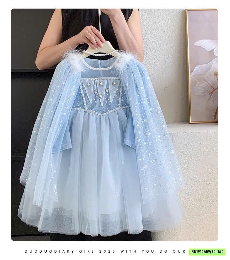 VÁY ELSA KÈM CHOÀNG CAO CẤP