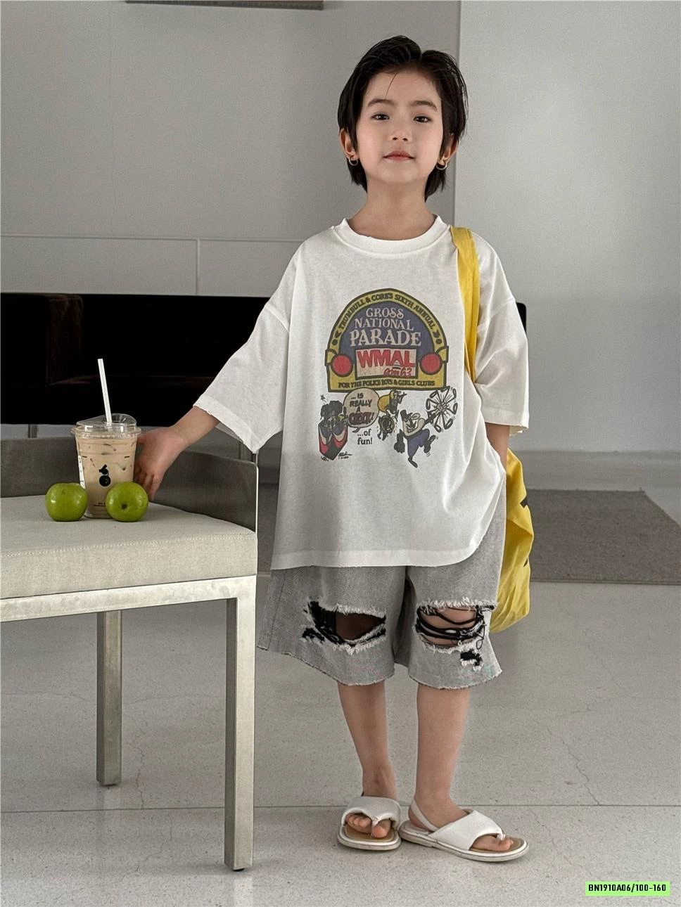 SHORT JEANS RÁCH GỐI SNIDOLS