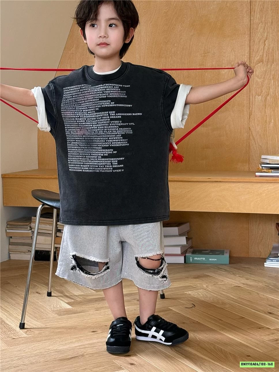 SHORT JEANS RÁCH GỐI SNIDOLS