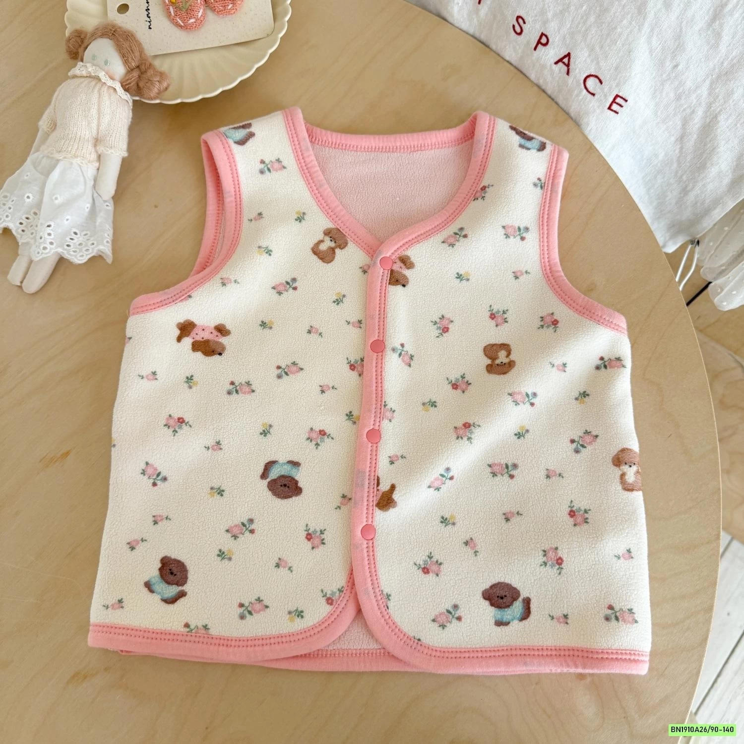 KHOÁC GILE BĂNG NHUNG HỌA TIẾT