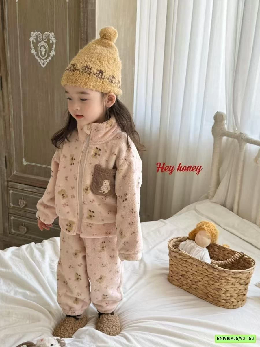 BỘ LÔNG CỪU ÁO KHOÁC HONEY