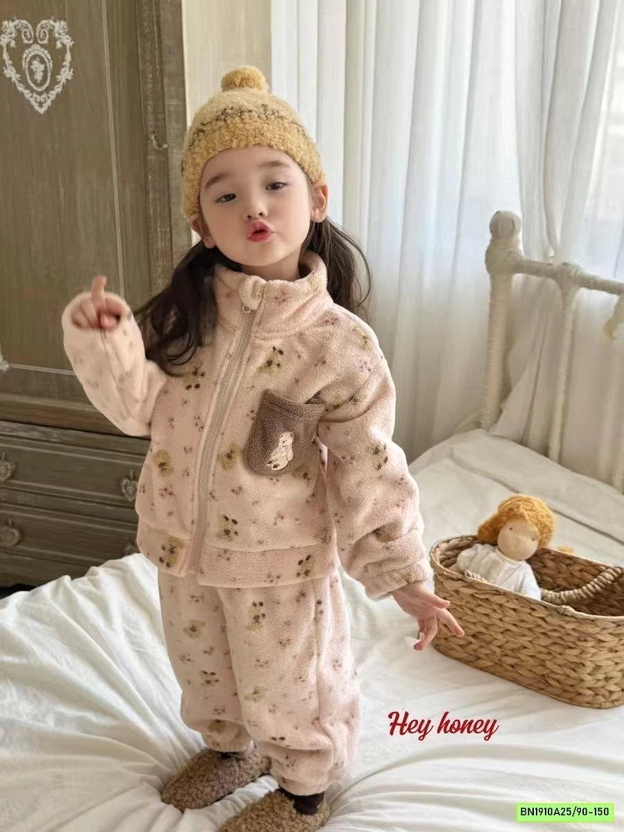 BỘ LÔNG CỪU ÁO KHOÁC HONEY