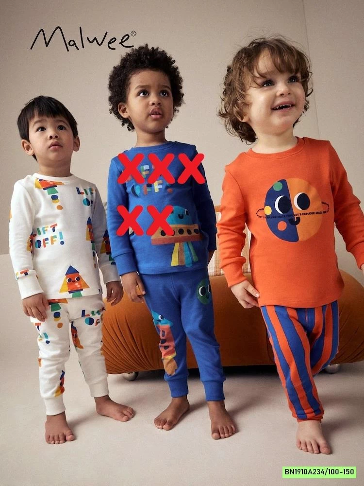 BỘ COTTON MALWEE BÉ TRAI