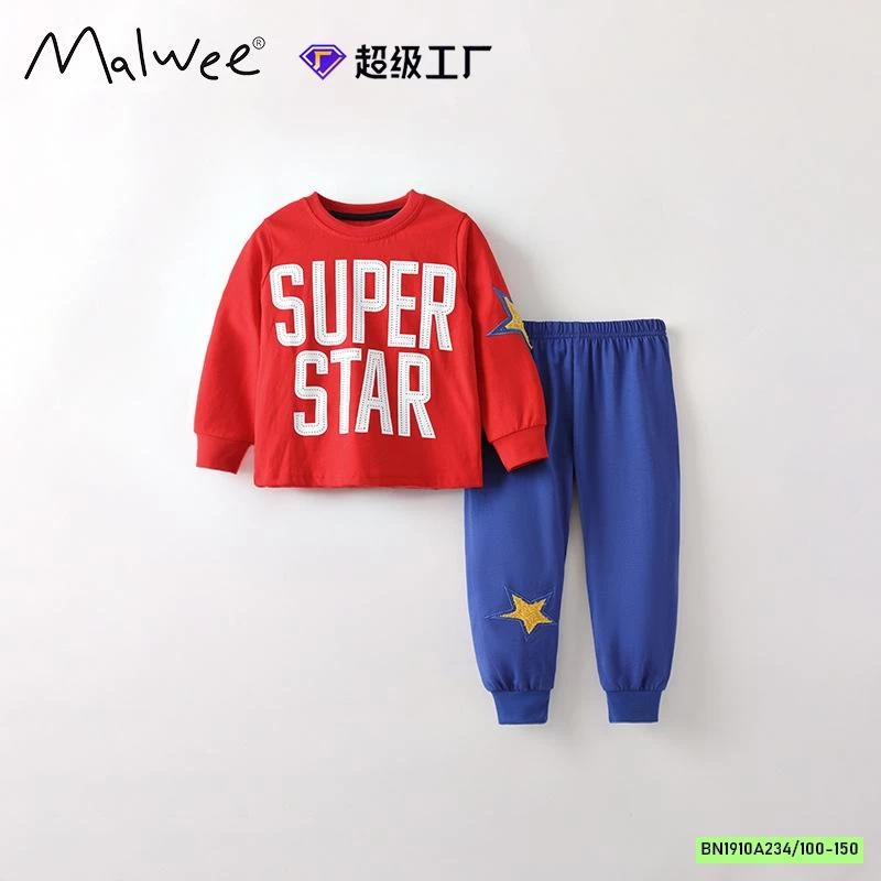 BỘ COTTON MALWEE BÉ TRAI