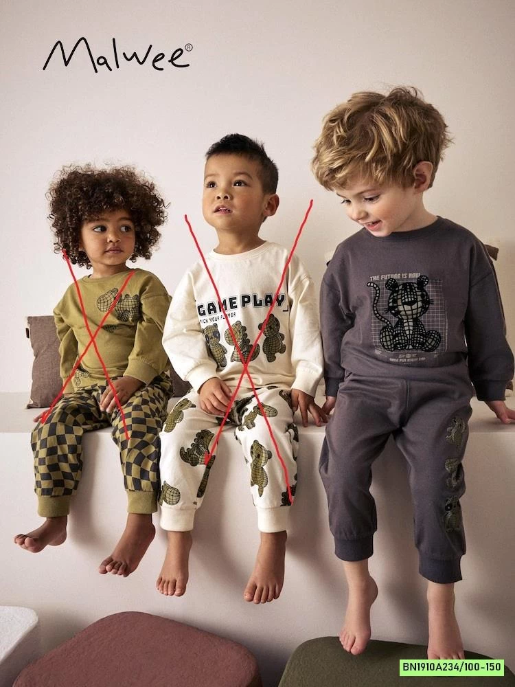 BỘ COTTON MALWEE BÉ TRAI