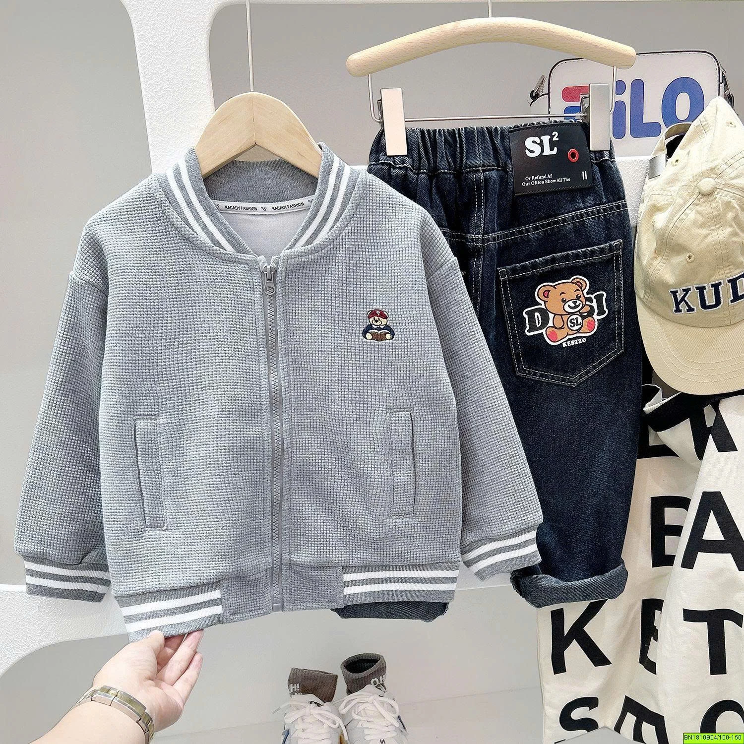 ÁO KHOÁC NỈ HẠT NA KACADY