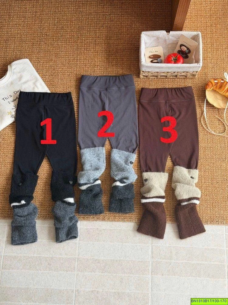 QUẦN LEGGING LÓT LÔNG ỐNG LEN AMBB 26F158
