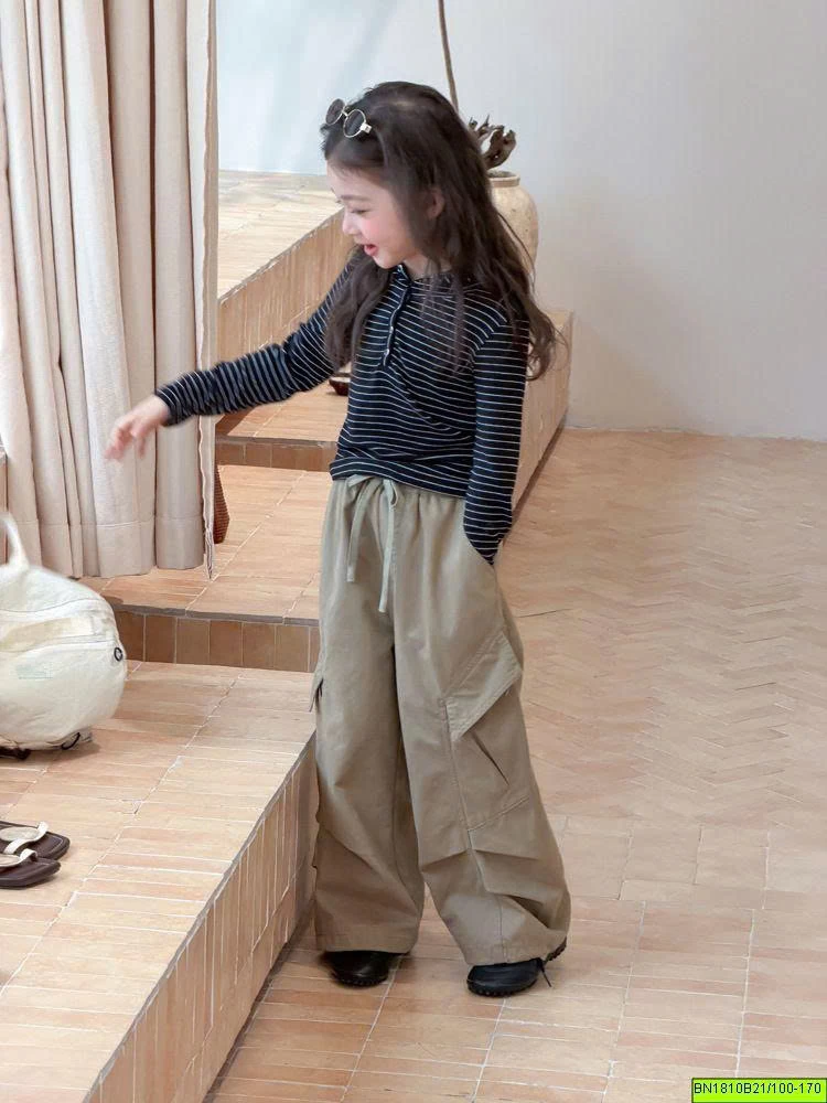 ÁO COTTON KẺ LIỀN MŨ AMBB 26E158