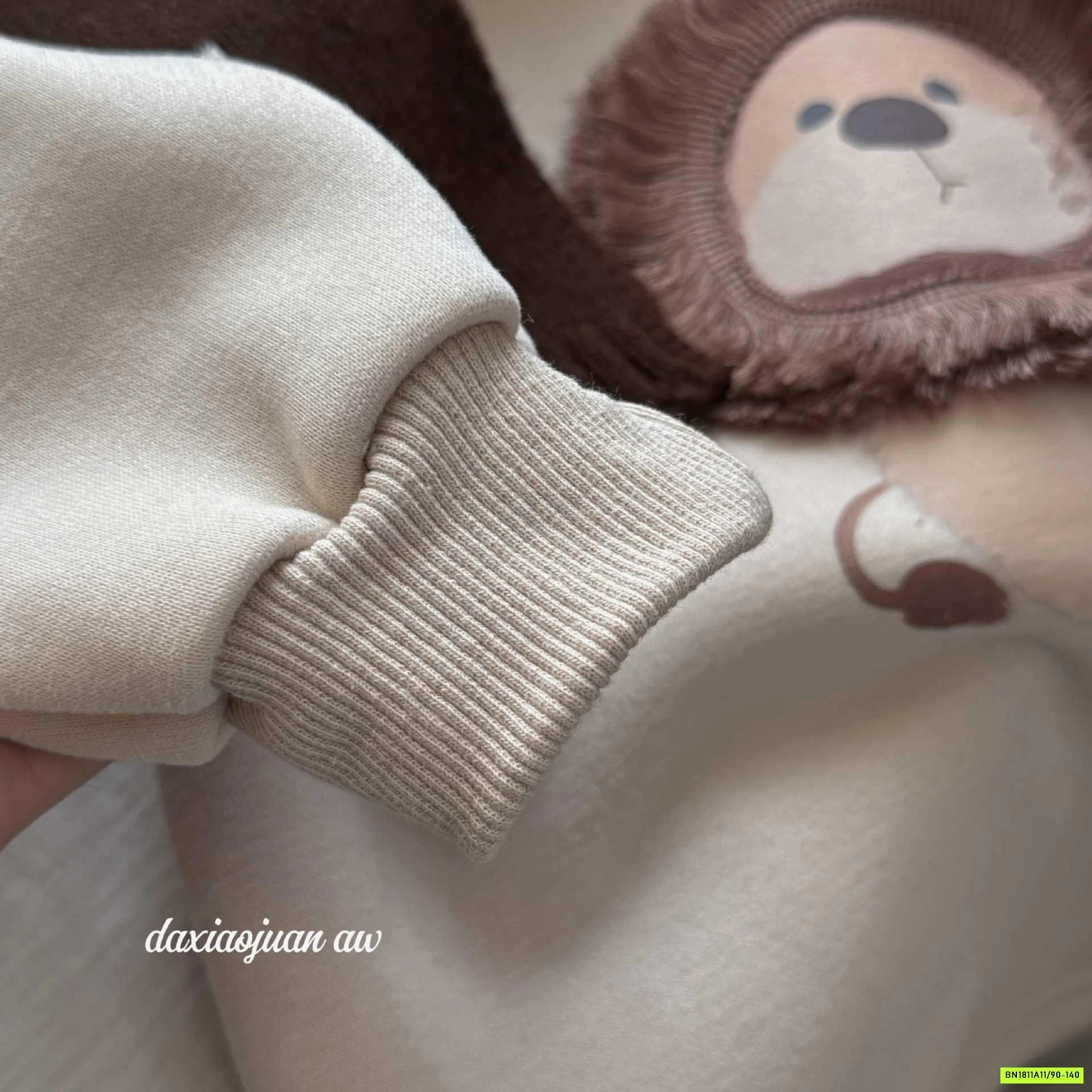 HOODIE THÚ CƯNG LÓT LÔNG CỪU