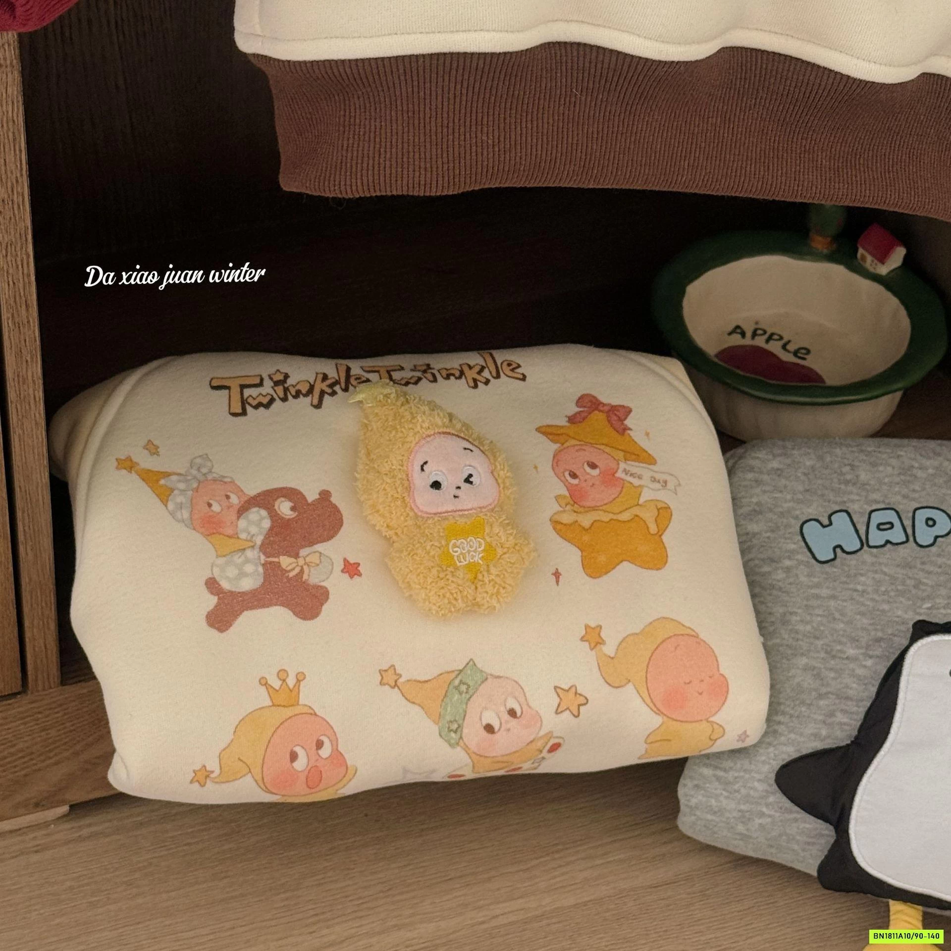 AO NỈ LÓT LÔNG CỪU GẮN THÚ CƯNG