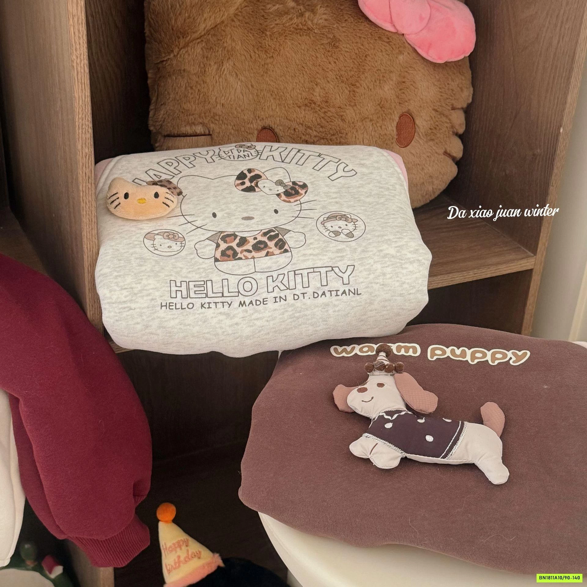 AO NỈ LÓT LÔNG CỪU GẮN THÚ CƯNG