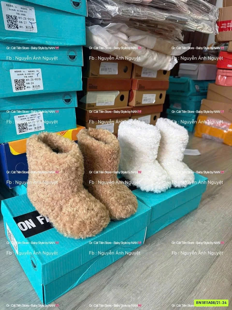 BOOT LÔNG CỪU CỔ THẤP COOKIDS