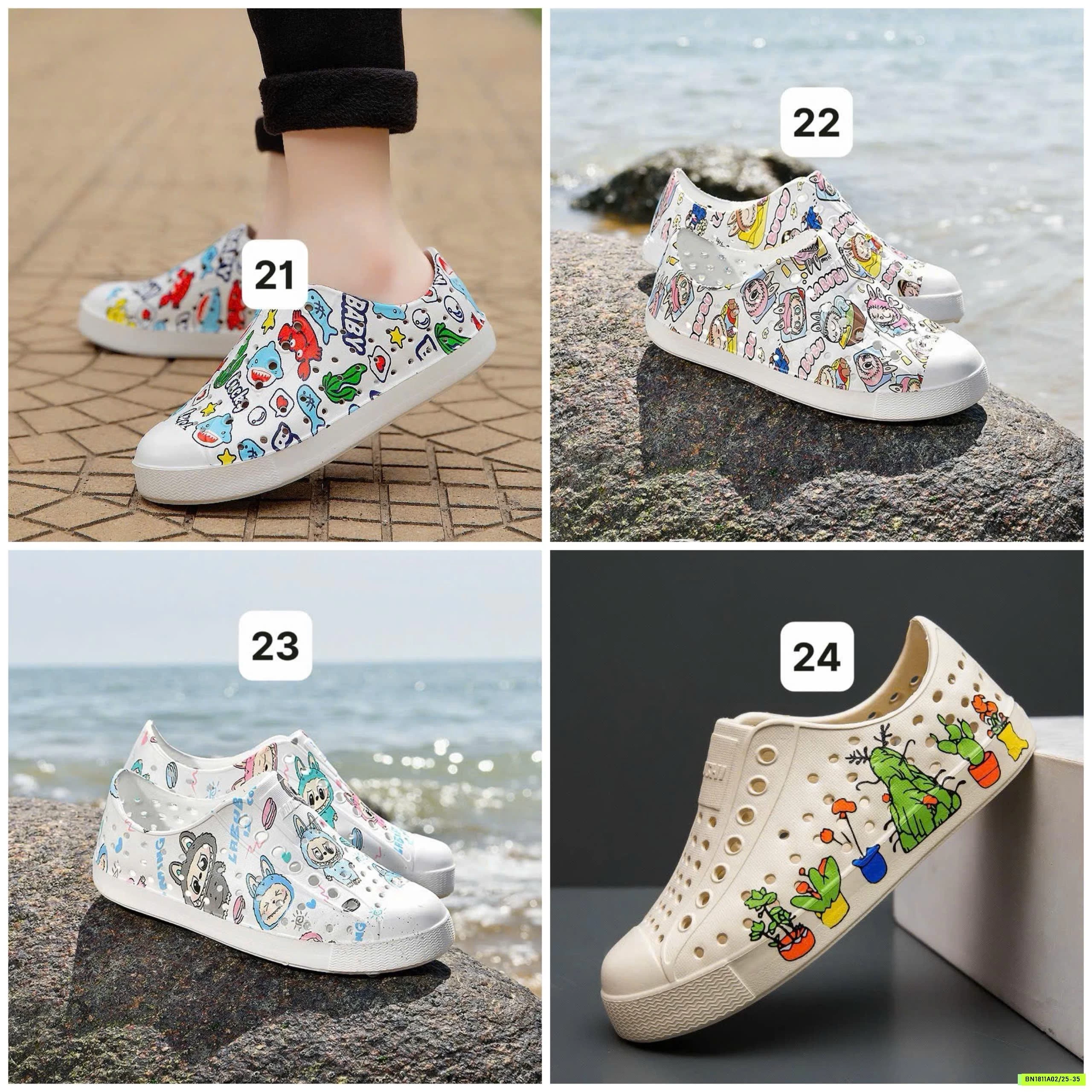 GIÀY NHỰA ĐI MƯA NATIVE TRẺ EM