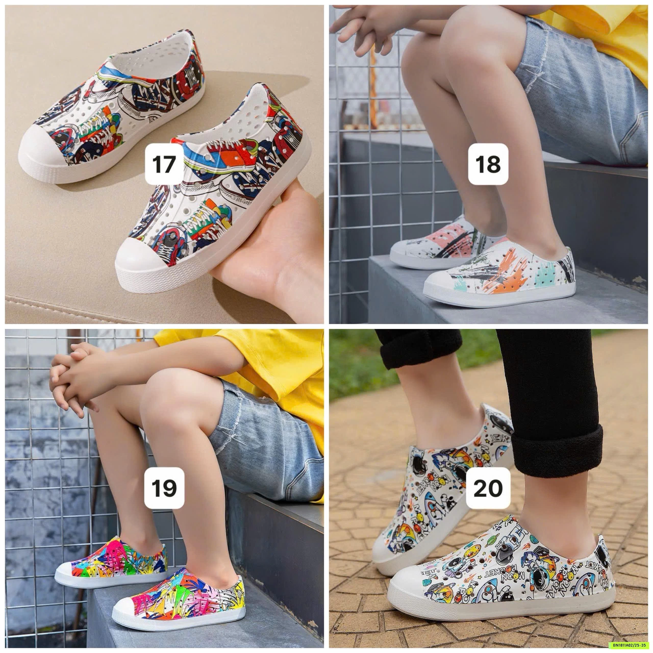 GIÀY NHỰA ĐI MƯA NATIVE TRẺ EM