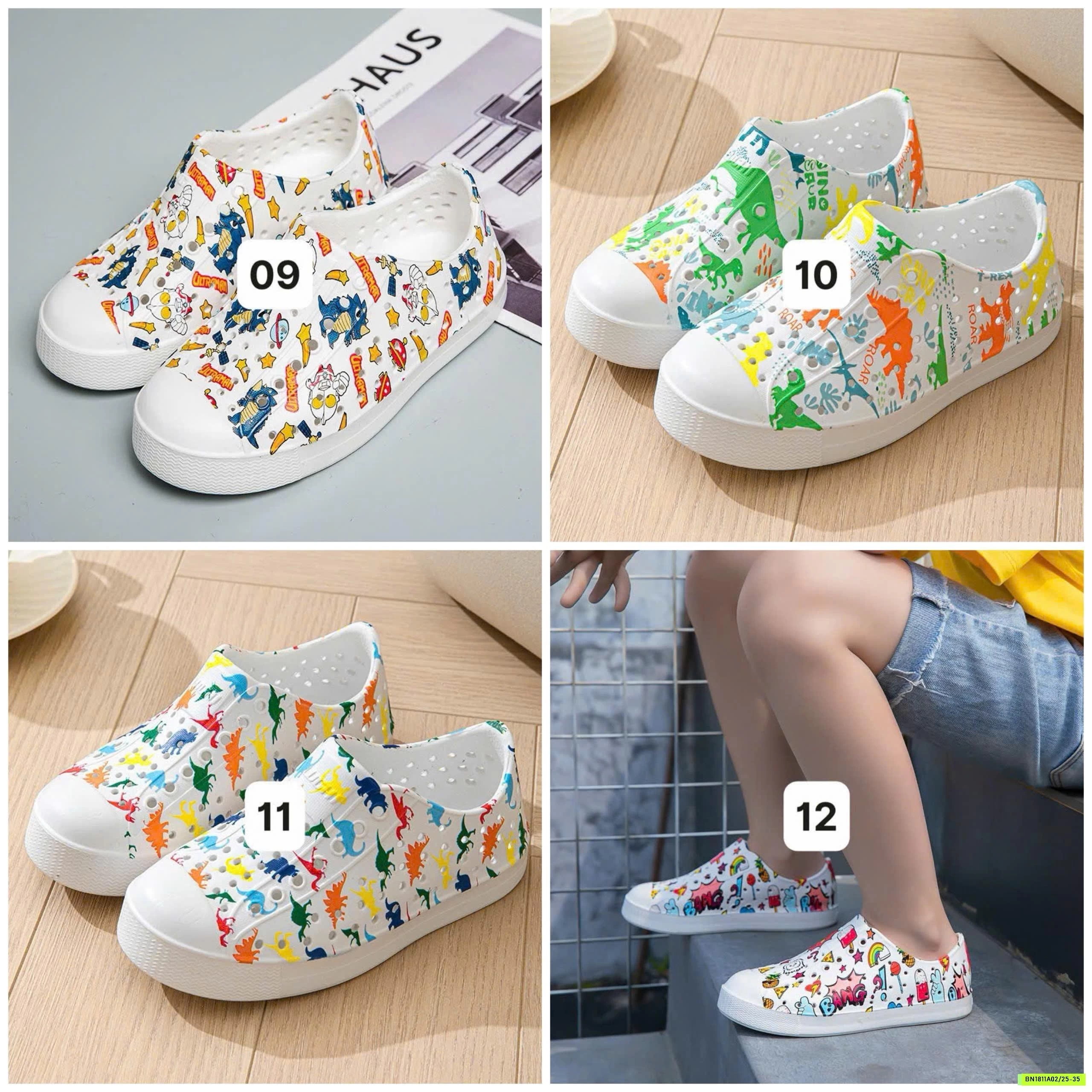 GIÀY NHỰA ĐI MƯA NATIVE TRẺ EM