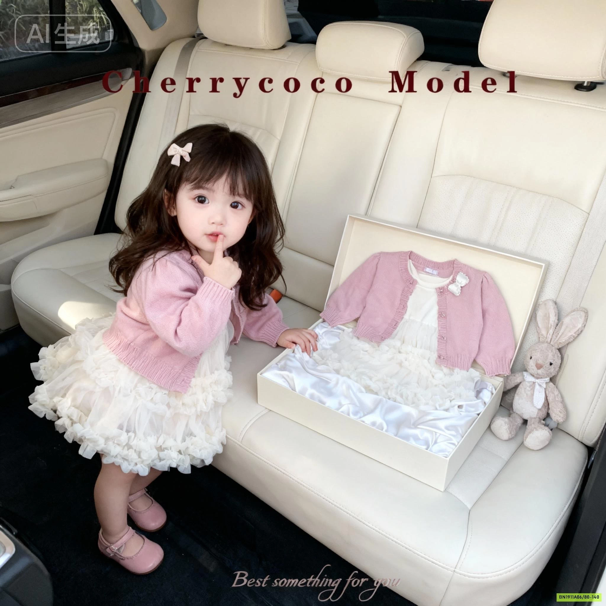 CARIDIGAN + ĐẦM VOAN CHERRYCOCO