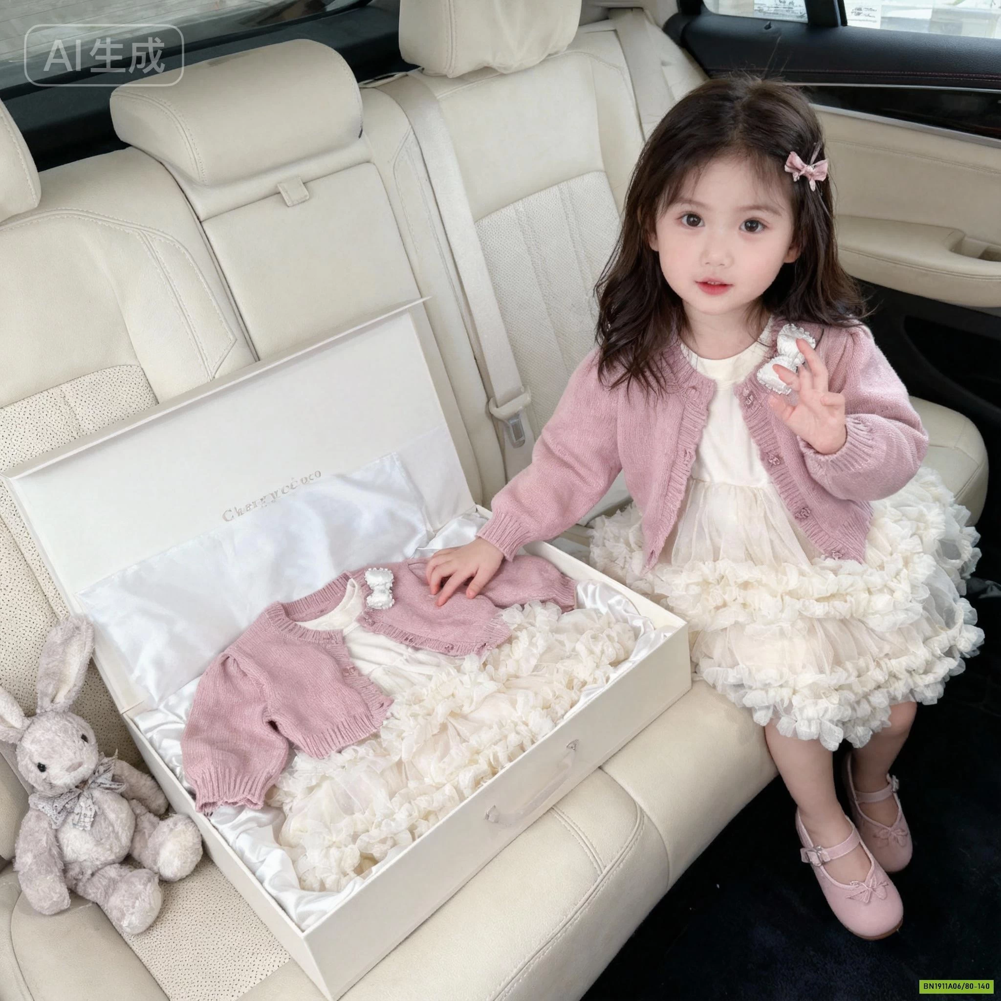 CARIDIGAN + ĐẦM VOAN CHERRYCOCO