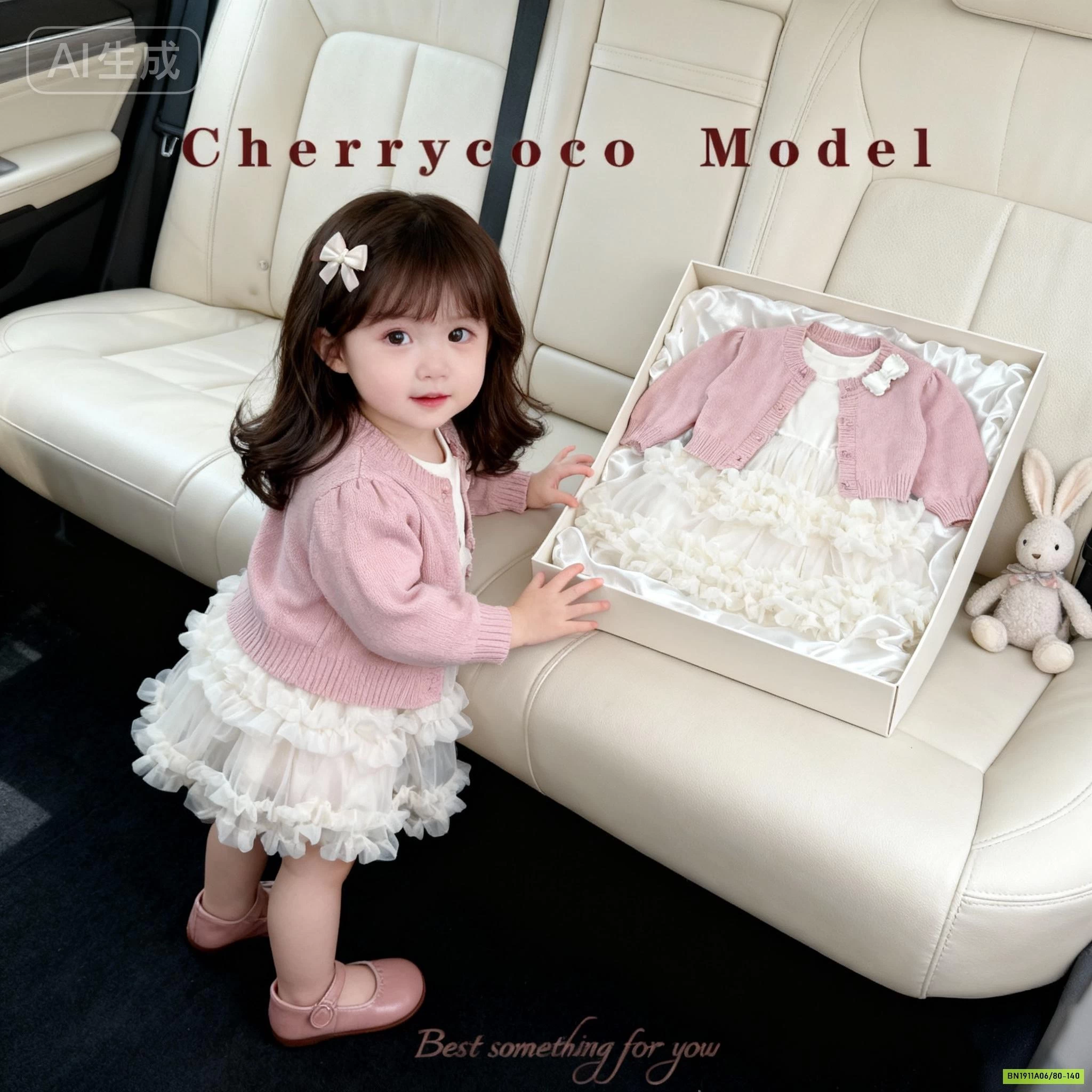 CARIDIGAN + ĐẦM VOAN CHERRYCOCO