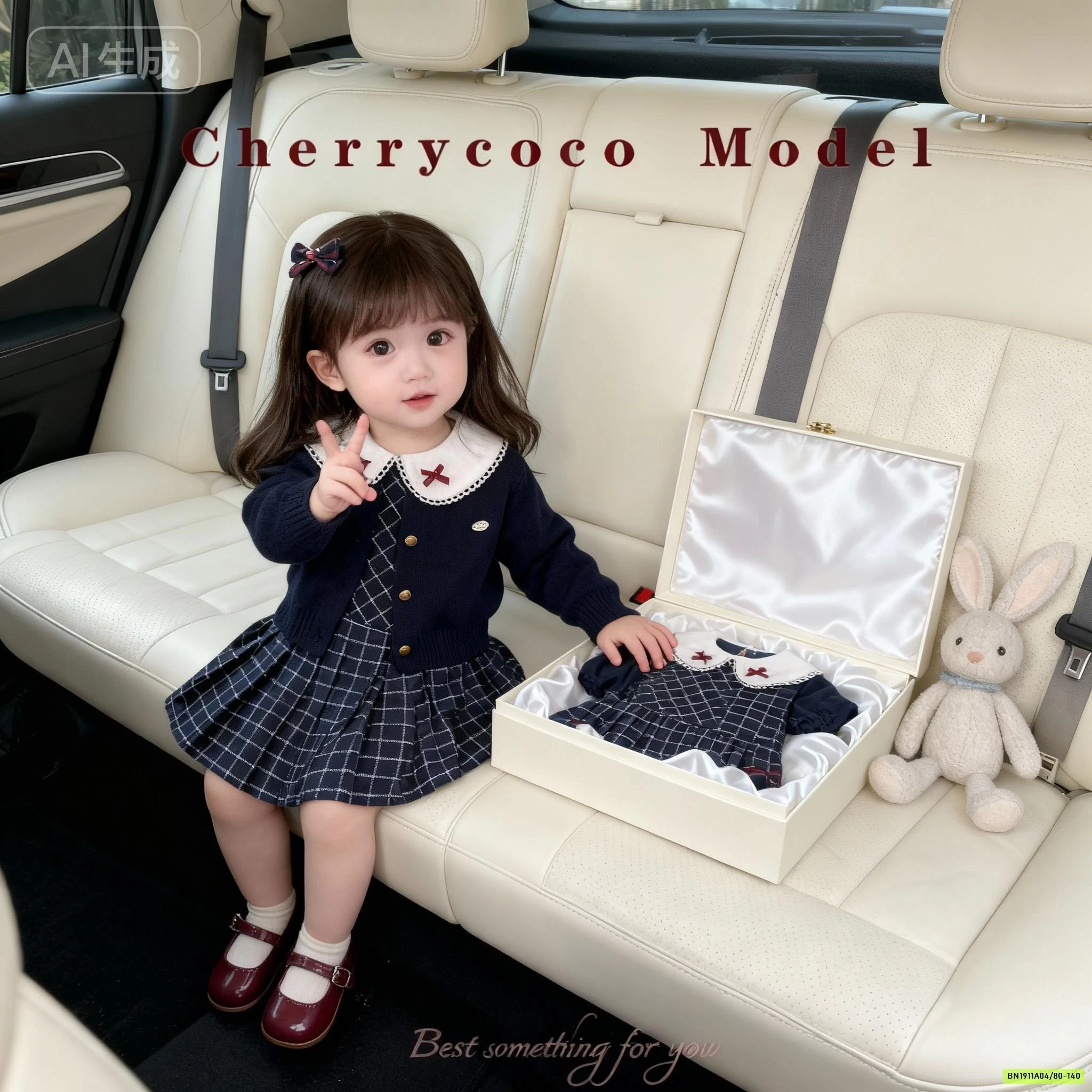 SÉT VÁY CARO + CARDIGAN CHERRYCOCO