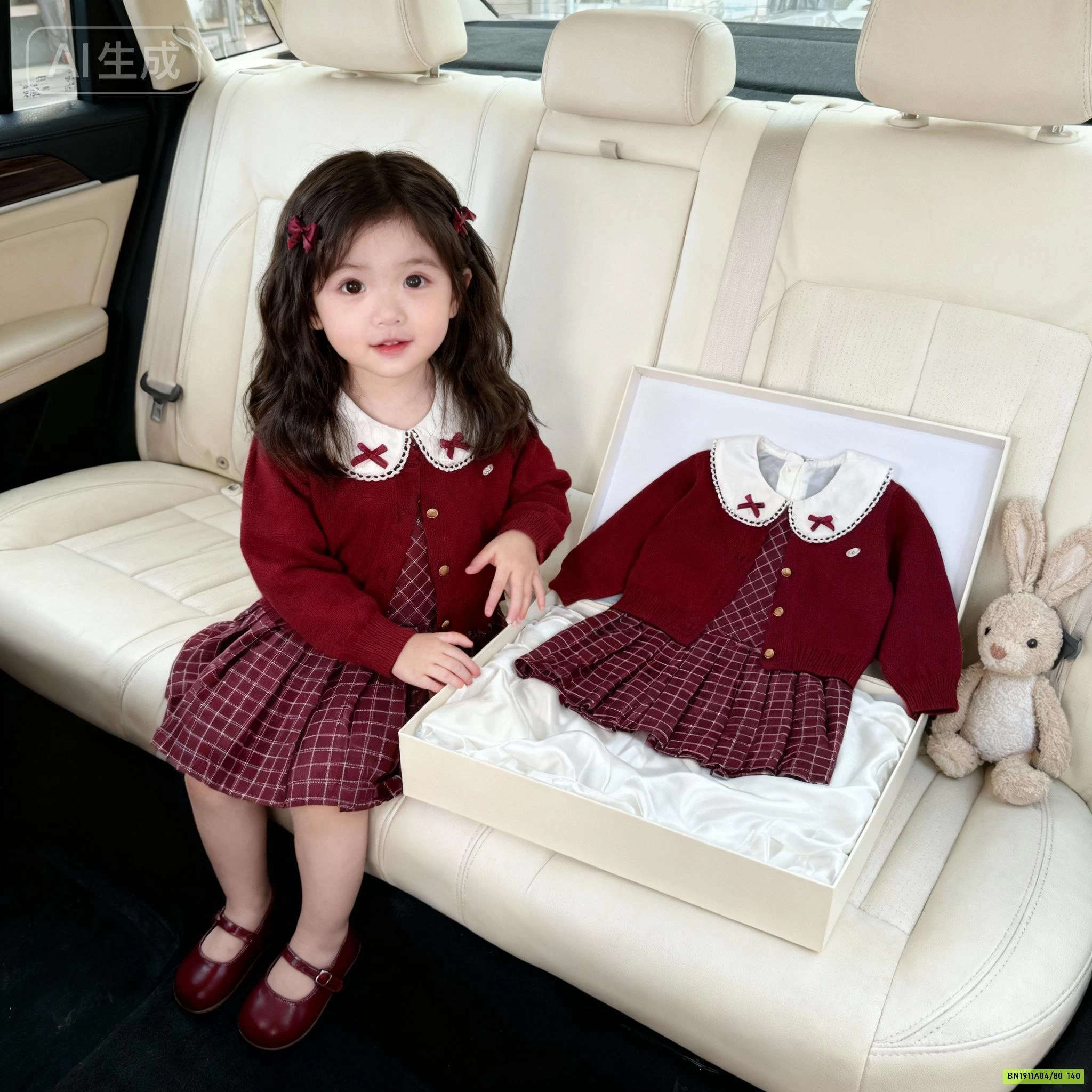 SÉT VÁY CARO + CARDIGAN CHERRYCOCO