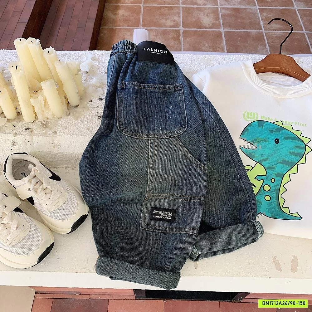 JEANS BAGGY BẠC GỐI TÚI SAU MUYE